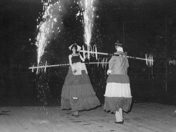Traditional Fireworks Doll Dance